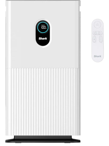 Shark HE601 Air Purifier 6 True HEPA Cleans up to 1200 Sq. Ft., Captures 99.98% of Particles, dust, allergens, Smoke, 0.1–0.2 microns, Advanced Odor Lock, Quiet, 6 Fan, White - ANM Liquidation