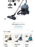 Kenmore KW3050 Wet Dry Canister Vac 4 Gallon 5 Peak HP 2-Stage Motor Shop Vacuum Cleaner with Washable HEPA Filter & Dust Bags for Hard Floor & Carpet, Black