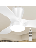 Low Profile Ceiling Fan with Light, Quiet Ceiling Fans with Lights And Remote, Modern Ceiling Fan with Light with Reversible Blades Dimmable Lights 30