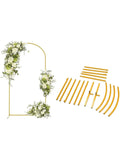 Metal Wedding Arch Backdrop Stand, Easy Install, Romantic Design, Multifunctional, Portable, Matchable with Decorations