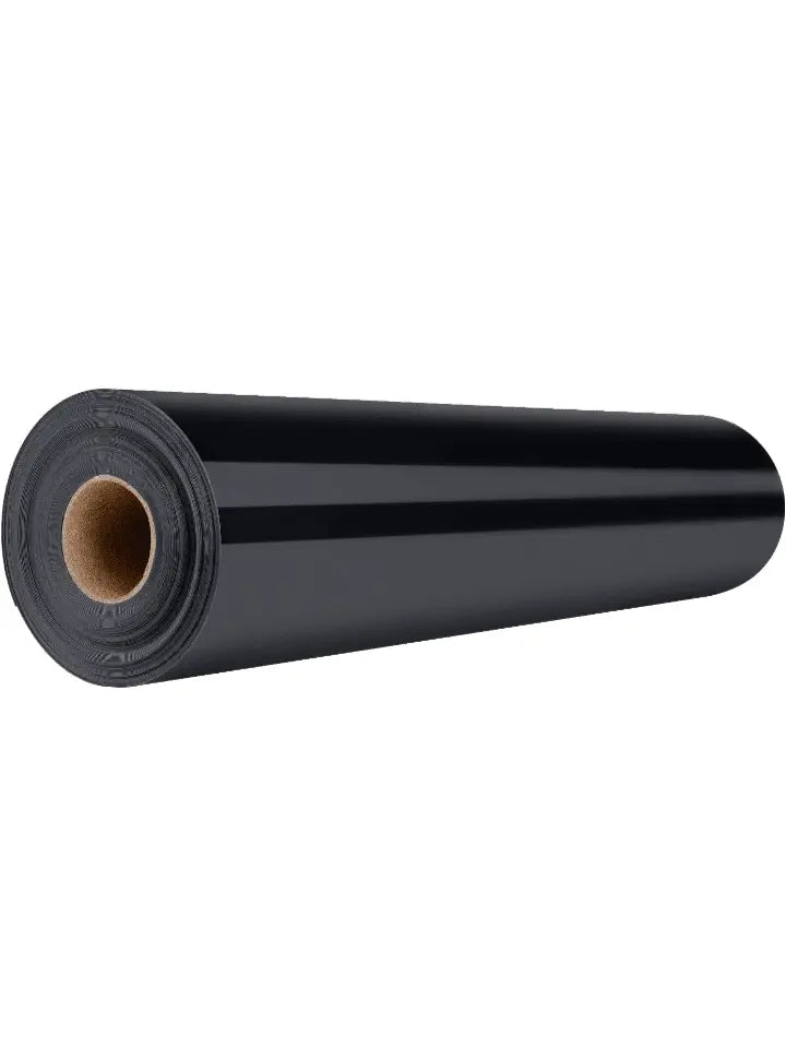 Finewind 12" x 35 FT Black HTV Heat Transfer Vinyl Rolls - Black Iron on Vinyl for All Cutter Machines - Easy Cutting and Weeding HTV Vinyl for Shirts, Pillows, Hand Bags, Hats