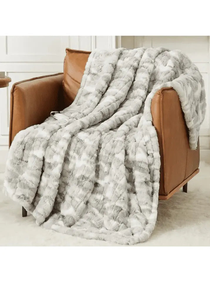 Heated Blanket Electric Throw,10 Heating Levels Fast ,1/2/3/4 Hour Auto Off