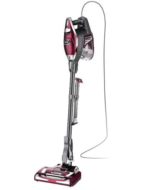 Shark HV322 Rocket Deluxe Pro Corded Stick Vacuum with LED Headlights, XL Dust Cup, Lightweight, Perfect for Pet Hair Pickup, Converts to a Hand Vacuum, with Pet Attachments, Bordeaux/Silver