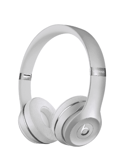 Beats Solo3 Wireless On-Ear Headphones - Apple W1 Headphone Chip, Class 1 Bluetooth, 40 Hours of Listening Time, Built-in Microphone - Satin Silver