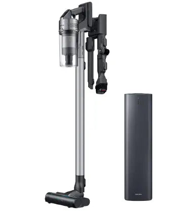 SAMSUNG Jet 75 Complete Cordless Stick Vacuum Cleaner w/ Clean Station, Removable Battery, Lightweight, Powerful Cleaning for Hardwood Floors, Carpets, Area Rugs, VS20T7551P5/AA, Silver - ANM Liquidation