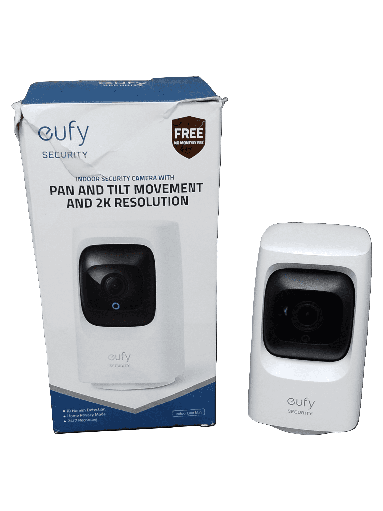 eufy Wi-Fi Pan and Tilt Mini Indoor Security Camera - White