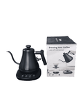 Govee Smart Electric Kettle, WiFi Variable Temperature Gooseneck Pour Over Kettle and Tea Kettle, Alexa Control, 1200W Quick Heating, 100% Stainless Steel, 0.8L, Matte Black