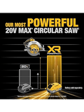 DEWALT 20V MAX* XR Brushless Cordless 7-1/4 in. Circular Saw (Tool Only) (DCS590B) woot