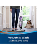 BISSELL Crosswave Pet Pro All in One Wet Dry Vacuum Cleaner and Mop for Hard Floors and Area Rugs, Purple, 2306A